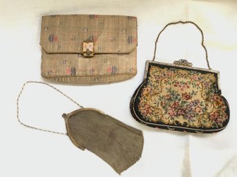 Three Vintage Purses