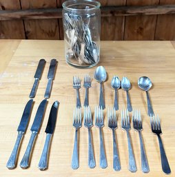 Vintage Art Deco Silver Plated Flatware And More