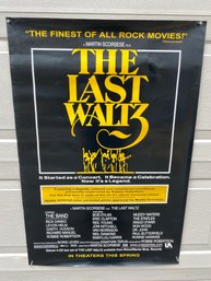 The Last Waltz Movie Poster. The Band, Bob Dylan, Eric Clapton, Ringo Starr, Neil Young, Joni Mitchell.