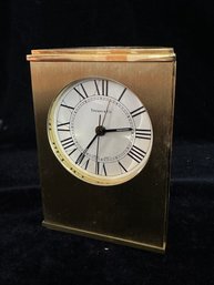 Tiffany & Co. Brass Alarm Clock