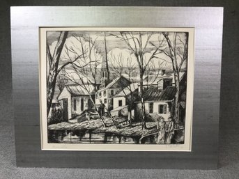 Fantastic Matted Print - Bearsville - EMIL GANSO Plate - Amazing Detailed Image - #46 Emil Ganso - Great Print