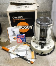 Kerosun Omni 85 Kerosene Heater 13,100 BTU With Additional Parts And Info-Lot 2