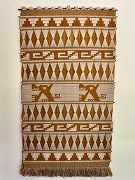Woven Wall Tapestry From Peru - 29'W X 53'H