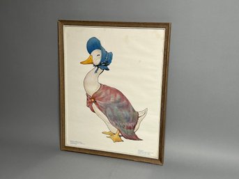 Vintage 'Jemima Puddle Duck' Based On 'The Tale Of Jemima Puddle Duck' By Beatrix Potter