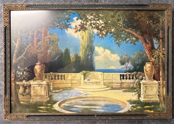 Antique Framed Scenic Print