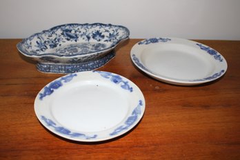 Lot Of Three Vintage Chinese Porcelain