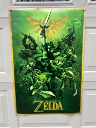 (15) The Legend Of Zelda Poster. 2014 Nintendo. Ready For Framing, Hanging And Enjoying.