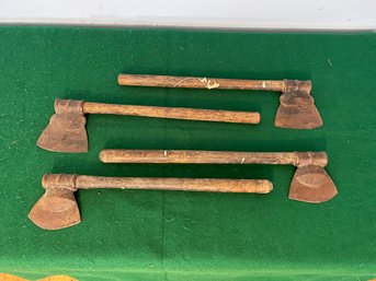 Group Of 4 Antique Collins Hatchets