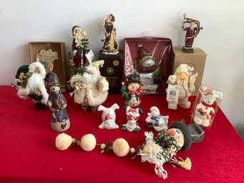 Santas And Snowmen Christmas Lot #55