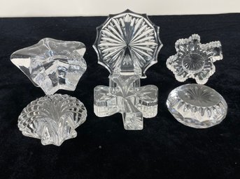 6 Piece Varied Glass Figurine Collection
