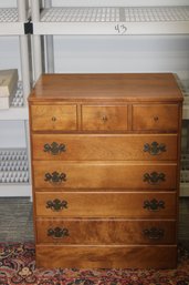 Vintage Ethan Allen Heirloom Collection Solid Maple And Birch 3 Drawer Dresser