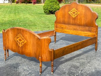 An Antique Mahogany Full Bedstead - C.1920's