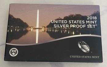 2018 United States Mint Silver Proof Set