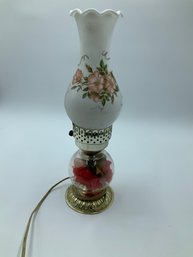 Vintage Milk Glass Lamp