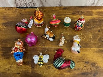 Fabulous Blown Glass Christmas Tree Ornaments - Beautiful (LOT 1)