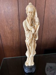 Vintage Faux Ivory Chinese Inspired Figurine