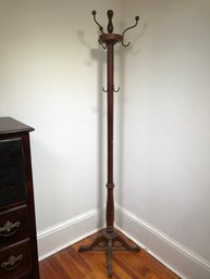 Lovely Antique Walnut Hall Rack / Tree - Classic Style - VERY Sturdy VERY Strong - Very Nice Antique Piece