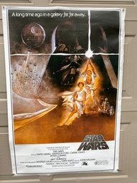 (17) STAR WARS Poster From The First STAR WARS. 1993. Ready For Framing, Hanging And Enjoying.