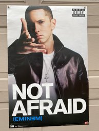 (2) Eminem. 2011 Not Afraid Poster. Ready For Framing, Hanging And Enjoying.
