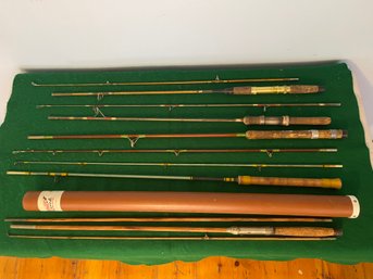 Group Of 5 Fly Rods Including Bamboo Fly Rod