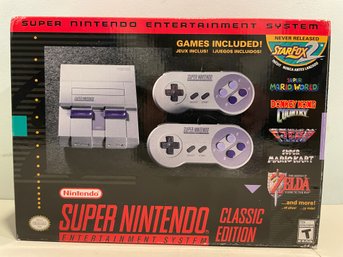 Super Nintendo Classic Edition.