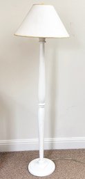 A Painted Wood Floor Lamp