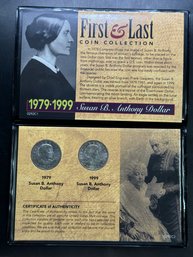 Susan B. Anthony First And Last Coin Collection