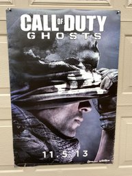 (8) Call Of Duty. Ghosts. Double Sided Poster. 11.5.13. Ready For Framing, Hanging And Enjoying.
