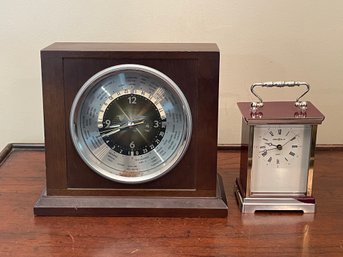 Bulova And Howard Miller Mantle Clocks