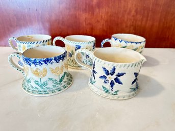 Floral Painted Mugs