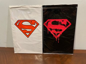 Pair Of Factory Sealed  Special Edition Superman Comic Books. #75 And #500