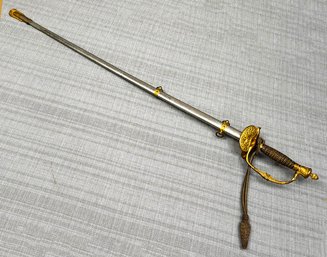 An Antique Ceremonial Sword In Sheath