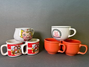 Campbells, Century Japan & Fiesta Ware Mugs