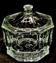 Vintage Covered Concord Candy Box By Indian Glass