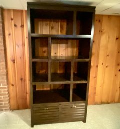 Tall Wooden Bookcase