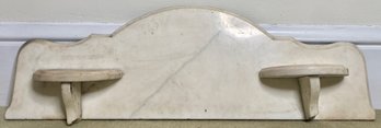 White Marble Shelf Piece