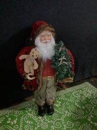 Large Santa Figure #2 Dark Red Suit