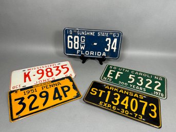 License Plates Lot #1