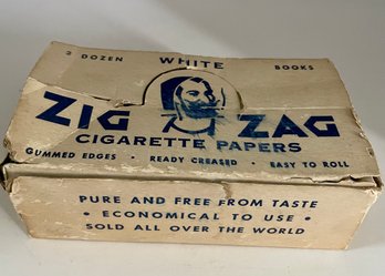 Vintage Case Of Zig-Zag Cigarette Rolling Papers
