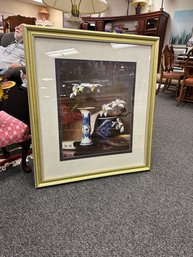 Large Print With Gold Frame