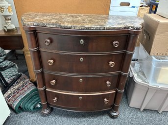 Marble Like Top 4 Drawer Dresser By Broyhill