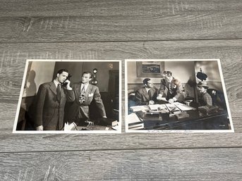 Pair Of Signed Photos Of Harlan Warde By Phil Wilkins