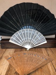 3 Antique Chinese Hand Fans