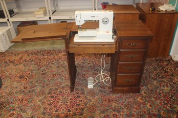 Pfaff 1222 Vintage Sewing Machine 4 Drawer Cabinet/table