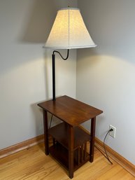 A Vintage Wooden Lamp Table