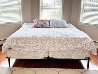 Modern King Bedding And A Bedframe