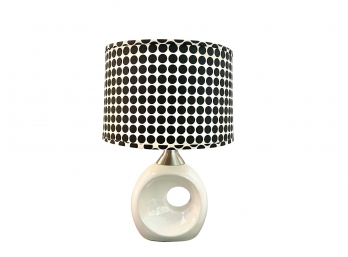 Decorative Contemporary Ceramic Table Lamp With Shade