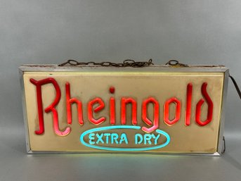 Vintage Reingold Extra Dry Light Up Sign