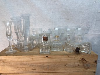 13 Pieces Vintage Glass