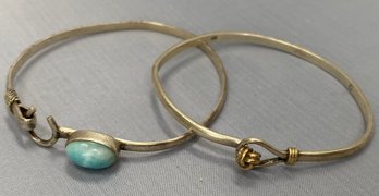 Two Sterling Bracelets